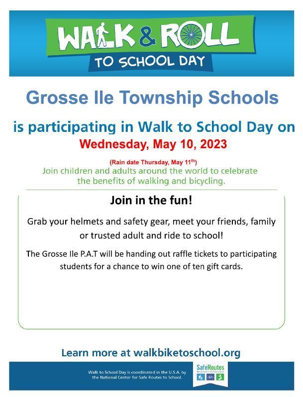 Walk & Roll To School Day!