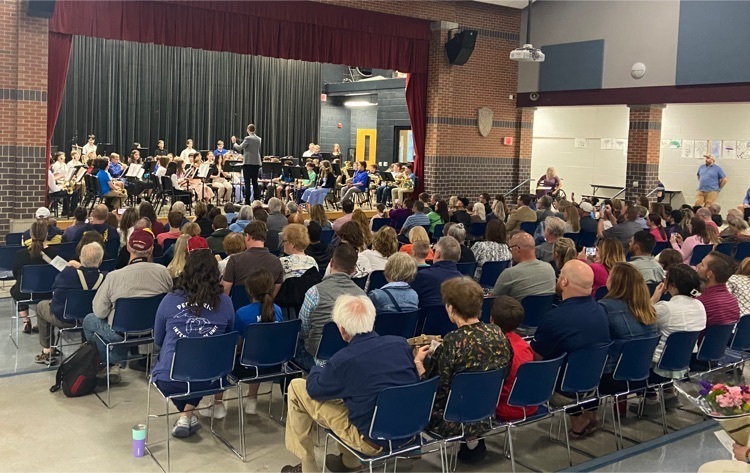 Packed house for our 6th grade band! 